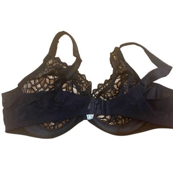 Glamorise size 46C lace black bra - Picture 2 of 4